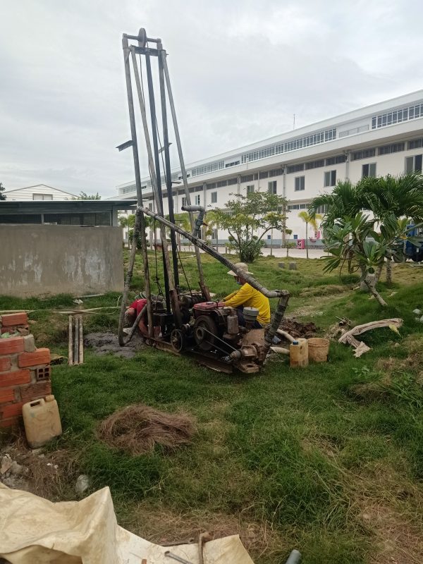 Cần khoan giếng công nghiệp tại An Giang